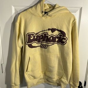 Cream Euphoric Hoodie size Small